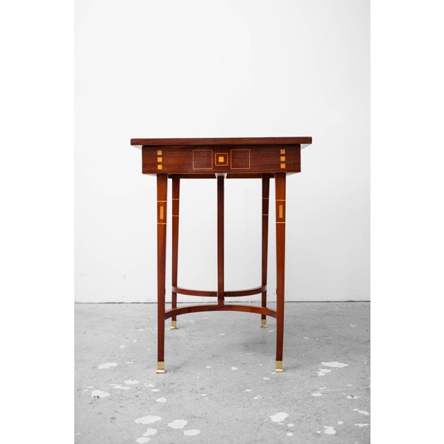 Small Art Nouveau Side Table by K.u.K Hofkunsttischlerei Bernhard Ludwig, Vienna, Austria, 1905 For Sale - Image 4 of 18