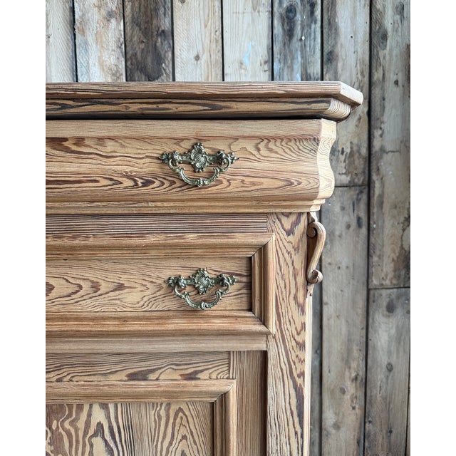 Large Louis Philippe Sideboard in Pitch Pine, 1890s For Sale - Image 6 of 14