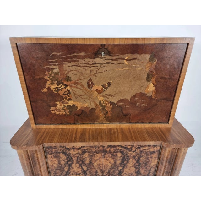 Art Deco Cabinet Bar, 1940s For Sale - Image 12 of 13