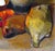 1970s Still Life Oil Painting, Soviet Ukrainian Art on Cardboard 49-52 For Sale - Image 6 of 6