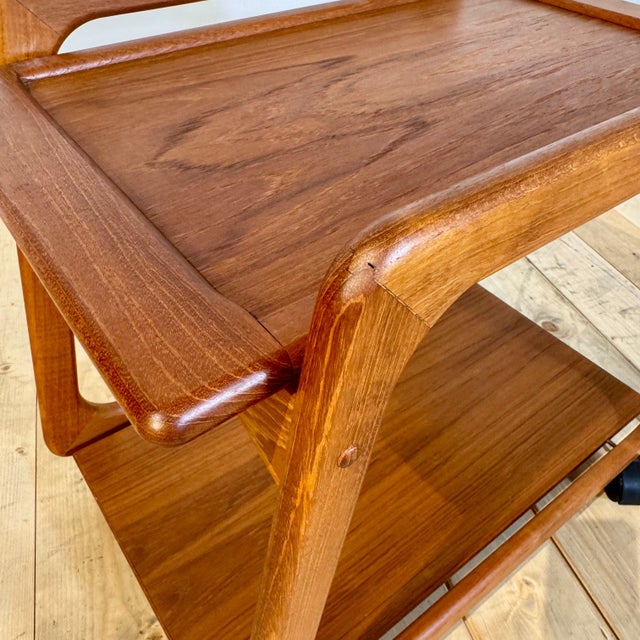 Danish Teak Bar Trolley, 1960s For Sale - Image 5 of 9