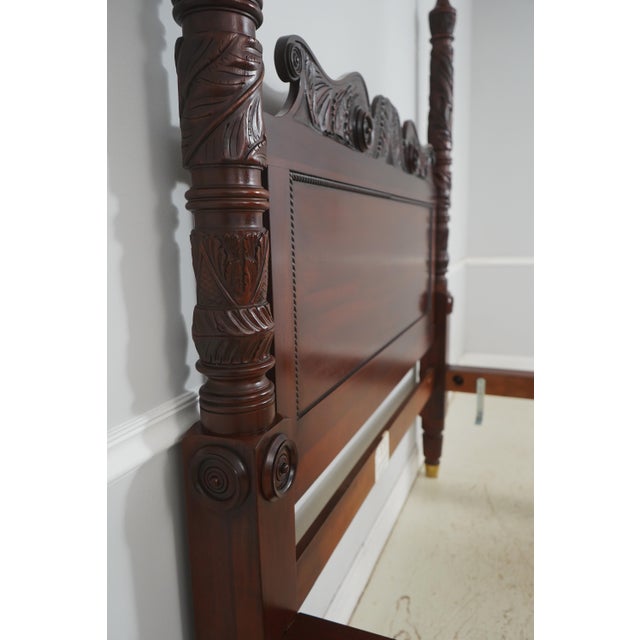Ralph Lauren Ralph Lauren Safari Mahogany Queen Size Bed For Sale - Image 4 of 18
