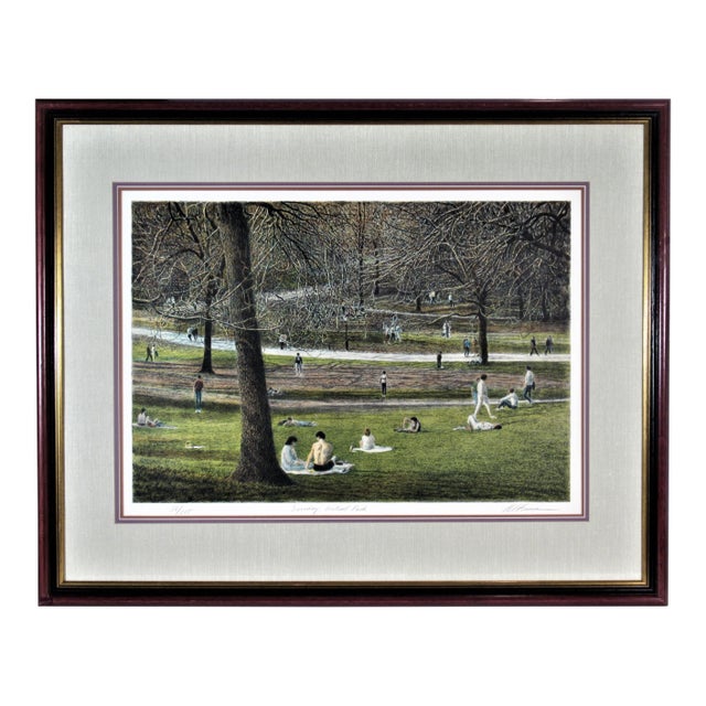 Harold Altman, Sunday, Central Park, Circa 1985 For Sale