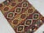 4' X 5'10" Afghan Chobi Khorjin Geometric Wool Kilim Rug For Sale - Image 4 of 17