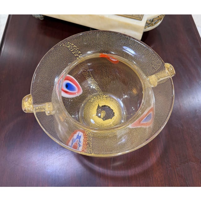 ARNALDO ZANELLA Murano Glass Bowl Signed 6x8 Excellent condition no damages The ARNALDO ZANELLA Murano Glass Bowl is a...