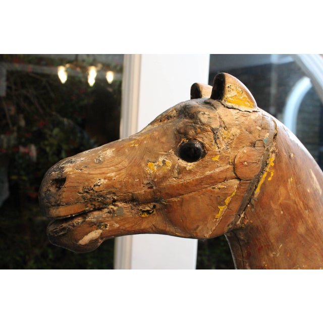 Wood Large 19th Century Parker American Carousel Horse For Sale - Image 7 of 9