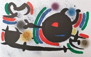 Joan Miró - Miró Lithographe I - Plate X - Original Lithograph - 1972