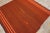 Early 20th Century Andean Poncho, Size: 5'x 5' 2" Red Antique Navajo - Rio Grande Belgium Square Flat Weave Rug, Circa...