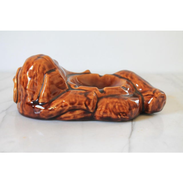 Ceramic Vintage Ceramic Elephant Ashtray or Trinket Dish For Sale - Image 7 of 9