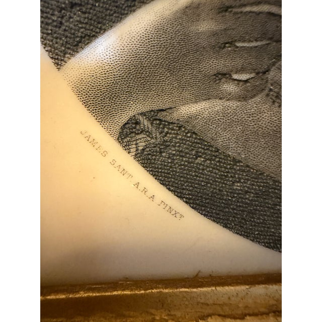 A genuine 19th-century porcelain lithophane depicting "The Duet," after the Victorian painting by James Sant (whose...