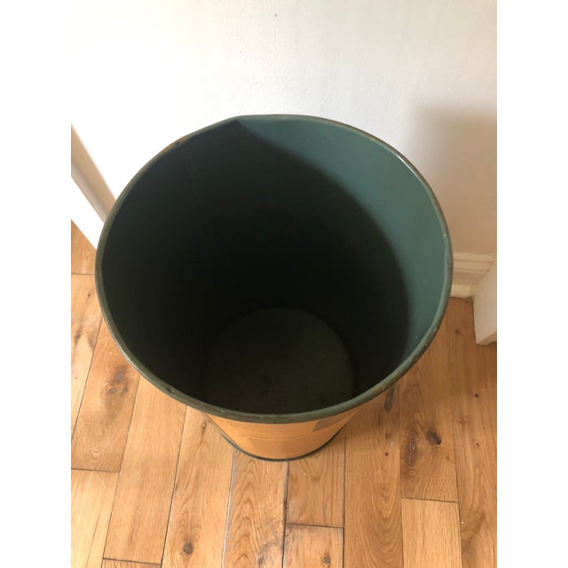 Mid 20th Century Declaration of the 13 United States of America Metal Wastebasket / Umbrella Stand For Sale - Image 10 of 11