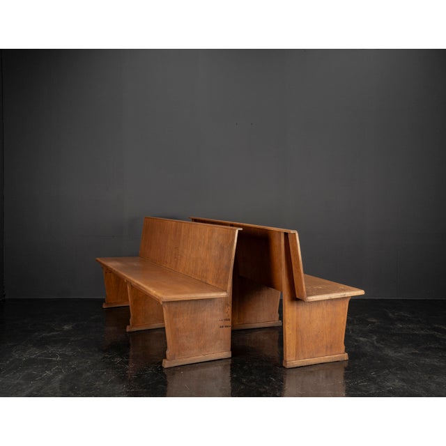 1960s Vintage Oak Bench, 1960s For Sale - Image 5 of 18