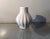 2000 - 2009 Royal Haeger White Ribbed Ceramic Vase For Sale - Image 5 of 5