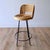 Wood 4 1960s Wicker/Bamboo/Wrought Iron Swivel Stools For Sale - Image 7 of 8
