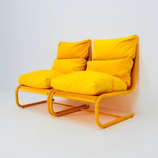 Space Age Yellow Stuns Lounge Chair by Jan Dranger & Johan Huldt for Innovator, 1970s For Sale - Image 9 of 18