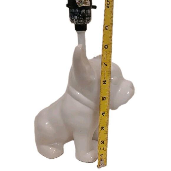 2015 Baby Bulldog Frenchie Dog Lover Lamp Spotlight Decor White Pet Works For Sale - Image 11 of 16