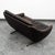 Brown Mid Century Danish Modern Sofa Couch Brown Leather 2 Seat Settee Metal Denmark For Sale - Image 8 of 10