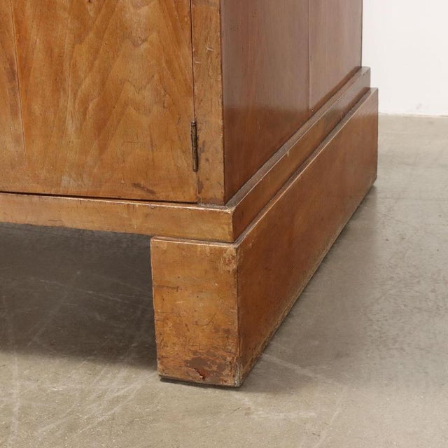 Vintage Writing Desk in Walnut, 1920s For Sale - Image 6 of 9