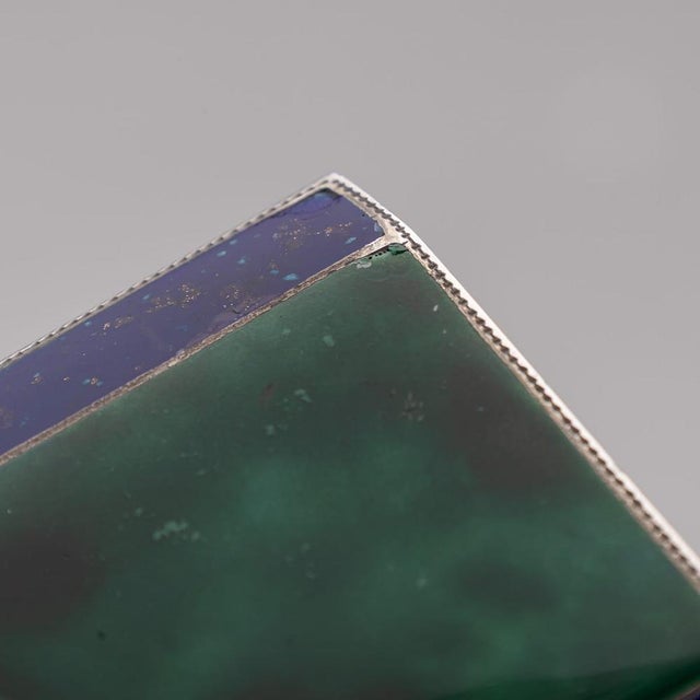 Antique 20th Century German Silver & Enamel Cigarette Box, 1900s For Sale - Image 12 of 18