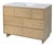 Halmstad 48 in. W Rectangular Wood Single Sink 6 Drawer Bathroom Vanity Set, Blonde Oak For Sale