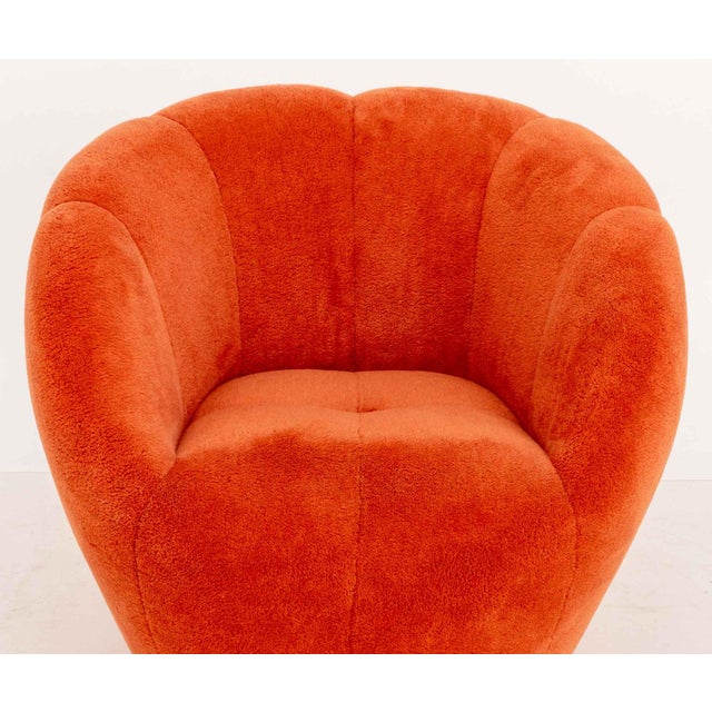 Roche Bobois Sacha Lakic for Roche Bobois "Astrea" Swivel Arm Chair For Sale - Image 4 of 8