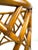 1960s McGuire Style Rattan Side Table Base With Geometric Lattice Frame For Sale In Little Rock - Image 6 of 10