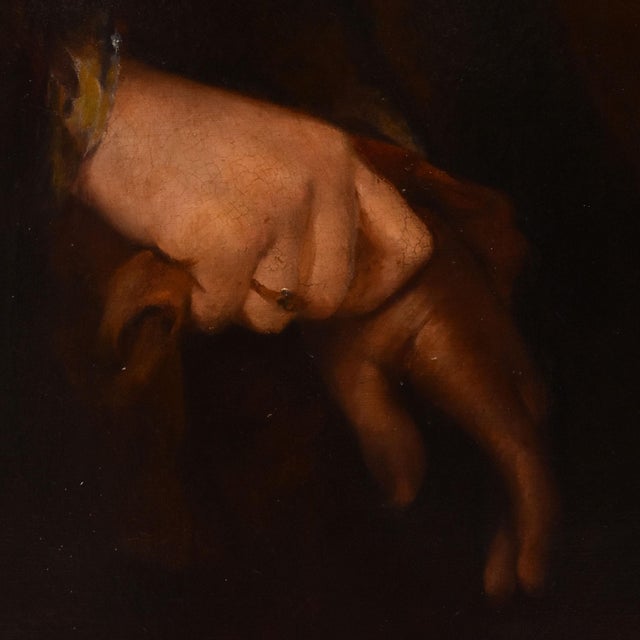 François Reynaud, Female Portrait, 1800s, Oil on Canvas, Framed For Sale - Image 7 of 10