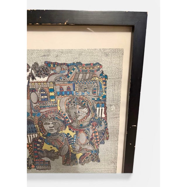 “Duet" by Ovadia Alkara Framed, signed, numbered 1/35 Printers Proof 27” x 21” Gorgeous signed and numbered printers proof...