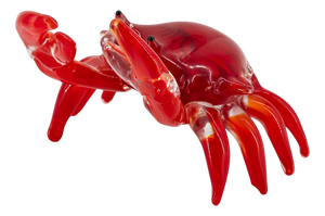 Vintage Red Murano Glass Crab Sculpture, 1960s