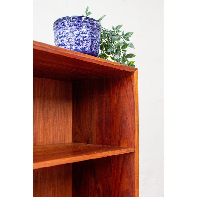 Vintage Danish Teak Bookcase by Peter Hvidt, 1960s For Sale - Image 11 of 18