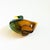 Green Vintage Art Glass Duck For Sale - Image 8 of 8