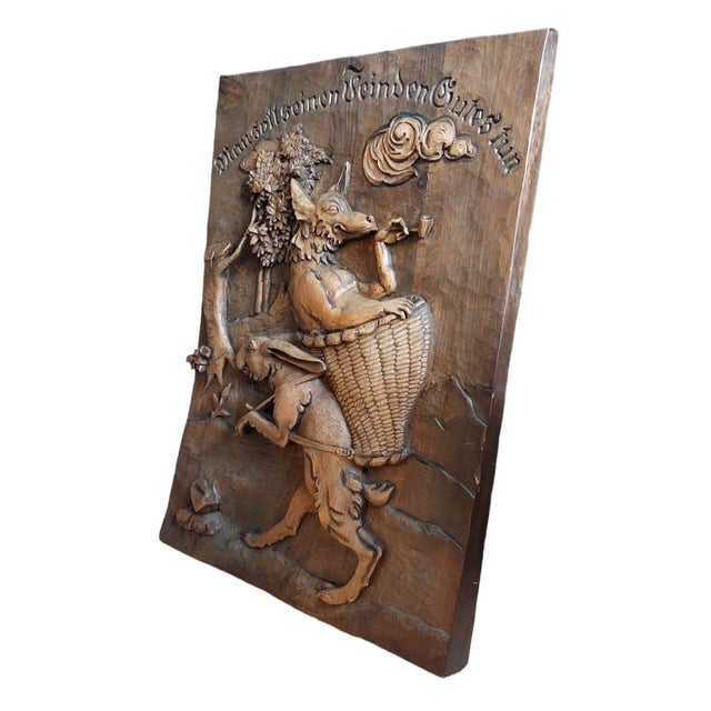 Black Forest Plaque, 1950s For Sale - Image 3 of 4