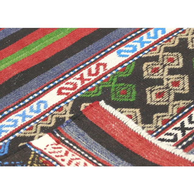 1950s Turkish Kilim Rug For Sale - Image 4 of 6