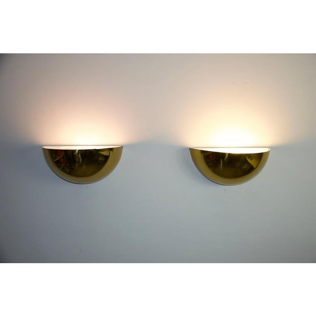 Brass Wall Lamps from Stilnovo, Italy, 1980s, Set of 2 For Sale - Image 14 of 17