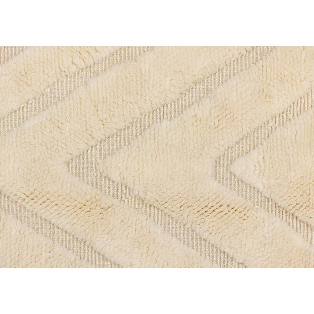Hand-Knotted Wool Premium Rug by Azele Studio For Sale - Image 4 of 11