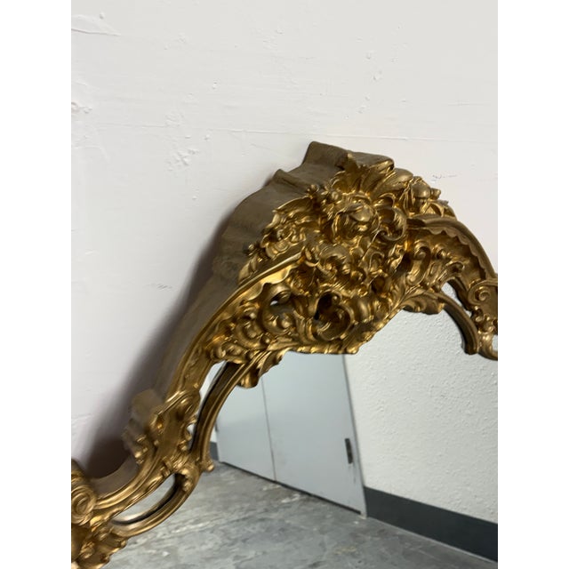 Gold Marlock Rococo Style Wall Mirror For Sale - Image 8 of 12