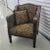 Late 19th Century American Empire Mahogany Club Chair With Custom Animal Print Upholstery For Sale - Image 5 of 9