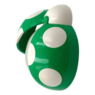 Green Lucinelle Ladybug Wall Lamp by Jean-Pierre Vitrac for Co&Co, France, 1970s For Sale