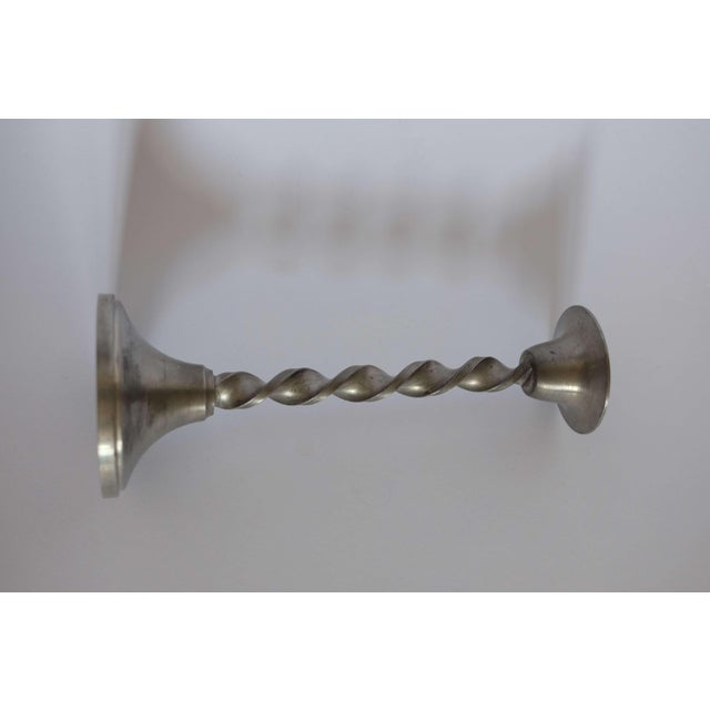 Pewter Candlestick from Harald Buchrucker, 1940s For Sale - Image 4 of 8