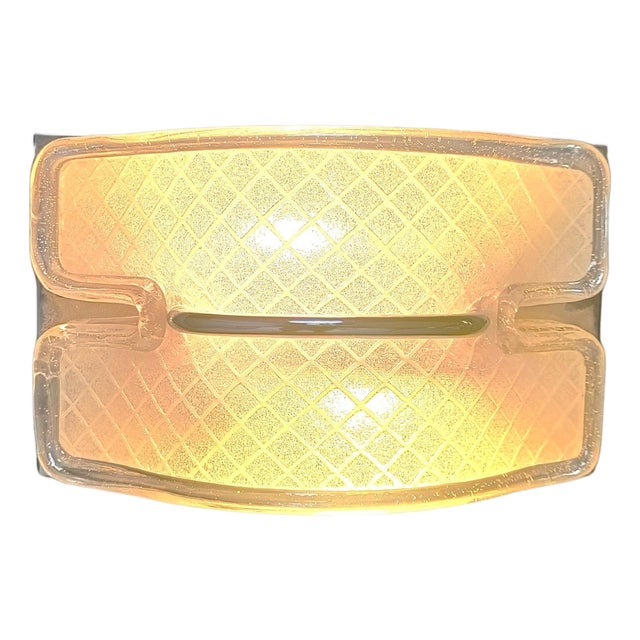 Vintage Murano Glass Wall Sconce, 1970s For Sale