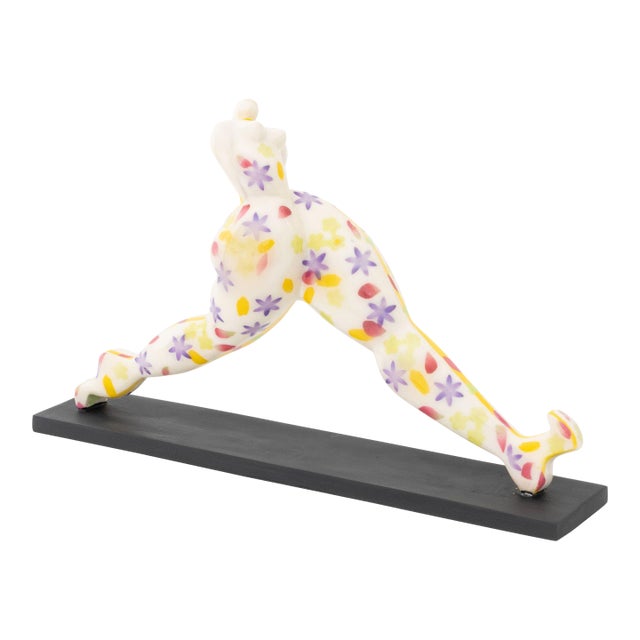 Francoise Abraham Woman Walking Resin Sculpture For Sale