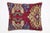 American Raspberry Vintage Turkish Rug Pillow For Sale - Image 3 of 5