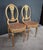 Early 20th Century Louis XVI Style Gilded Wood Chairs, Set of 2 For Sale - Image 4 of 18