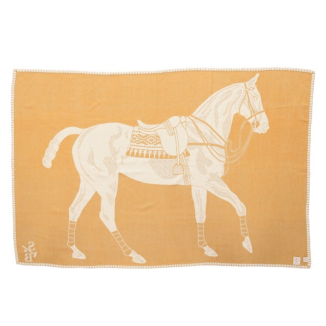 This exquisite throw blanket is a Stick & Ball original design and the perfect equestrian accent for home or as a gorgeous...