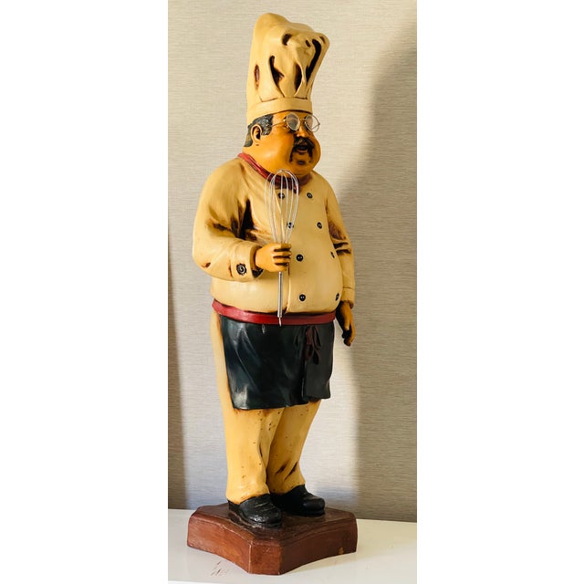 Tan Reduced- 4 Ft Restaurant Sign Cook Display For Sale - Image 8 of 11