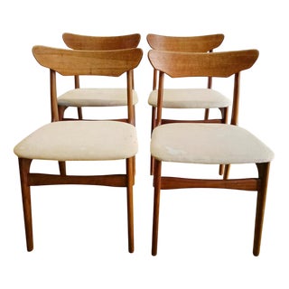 Teak Chairs by Schønning & Elgaard, Denmark, 1950s, Set of 4 For Sale