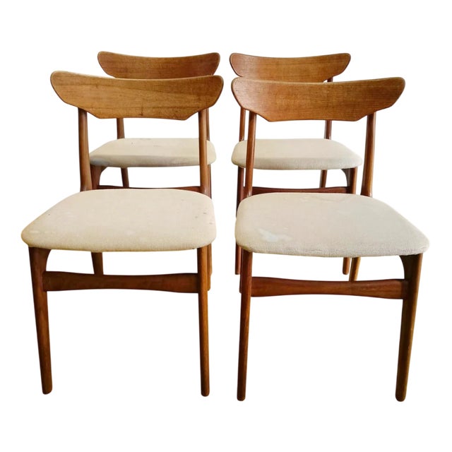 Teak Chairs by Schønning & Elgaard, Denmark, 1950s, Set of 4 For Sale