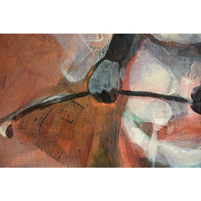 Black Wolfgang Blanke, Nude Marion, 1997, Emulsion on Plywood For Sale - Image 8 of 13