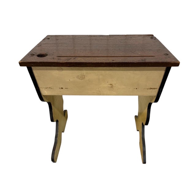 1930s Antique Kroehler Manufacturing Disney Mickey & Minnie School Desk For Sale - Image 5 of 5