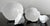 White Mid 20th-Century Crisp White Porcelain Serveware Nesting Lotus Bowls - 4 Pieces For Sale - Image 8 of 17